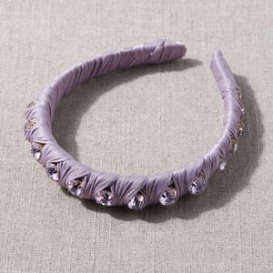 NWT Anthropologie Minette Headband Lavender